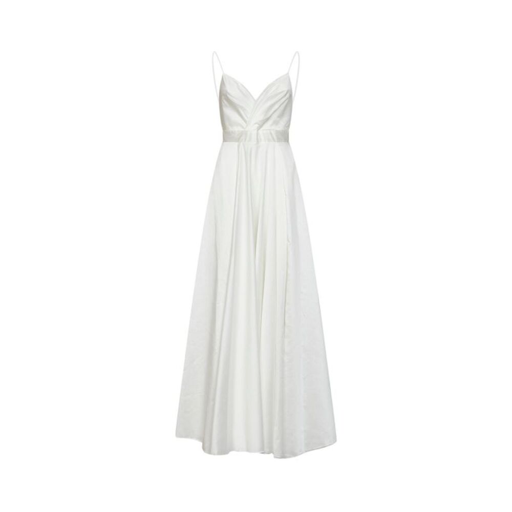 Blanca Vita Women White Lyocell Blend Long Dress